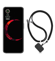 General Mobile GM 21 Pro GM 22 Pro Plus Kılıf Boyun Askılı Silikon Red Moons 1747