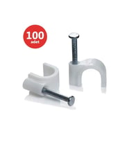 KARYA 8 NUMARA ÇELİK ÇİVİLİ 25 MM KROŞE (100LÜ POŞET)(4X16 ANTİGRON KABLOLAR İÇİN)