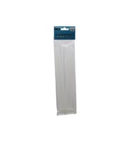 25PCS   BEYAZ   3.6X250MM  PLASTİK CIRT KELEPÇE (5343)