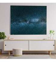 Samanyolu Yıldızlar Galaxy Dekoratif Kanvas Tablo