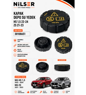 MG HS Yedek Su Depo Kapak 2022-2024 1.5