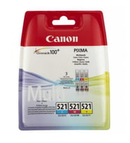 Canon CLI-521 Renkli Orjinal Multi Paket Kartuş