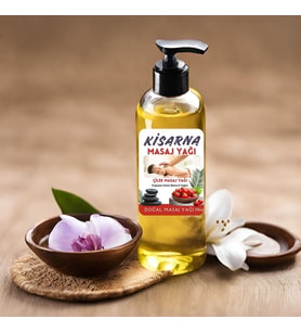Doğal İçerikli  Masaj Yağları 150 Ml Çilek Aromalı Vücut Yağı Büyük Boy