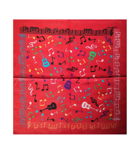 BHANDANA Notalı Kare Bandana
