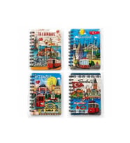 Kişiye Özel İstanbul Temalı Kabartmalı Defter - 15x11cm