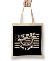 2nd Amendment I Trust My Guns Do You Gun Rights Bez Çanta Uzun Saplı