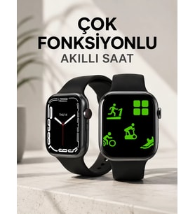 Northcity Akıllı Saat - Uyku ve Sağlık Takibi, Sesli Asistan ve IP68 Su Geçirmez Özellikli