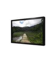 İskele Resmi Çerçeveli Cam Tablo