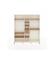 Arges Gardrop 10 Raflı 2 Çekmeceli 3 Askılı 220x30x243 Aytaşı-Çam