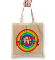 Kylian Mbappé - Vintage Retro Rainbow Style Bez Çanta Uzun Saplı