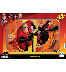 Ks frame puzzle incredigles2 inanilmazlar 2 24prç.