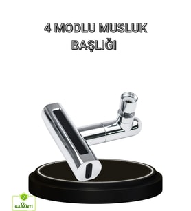 4 Fonksiyonlu Musluk Başlığı 360 Derece Dönebilen Ve Su Tasarruflu