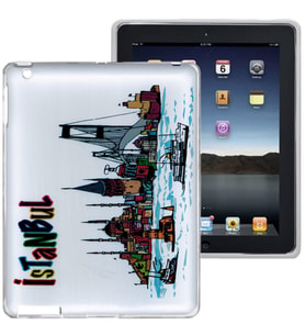 Apple Ipad 2 Ipad 3 ve Ipad 4 Nesil Baskılı Silikon Kılıf BK-100