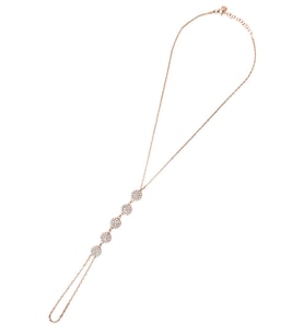 Gümüş Zirkon Taşlı Şahmeran Kadın Bileklik (Rose)