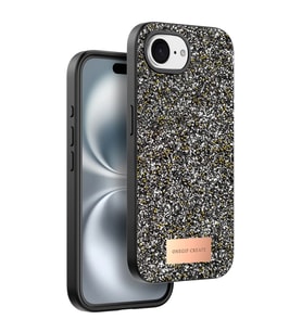 Onegif Apple İphone 16e Bright Simli Kapak - Gümüş