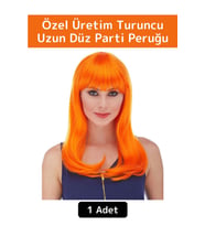 Premium Kolay Çıkarıp Takılabilir Dayanıklı Eğlenceli Etkinlik Kostüm Cadılar Bayramı Parti Peruğu