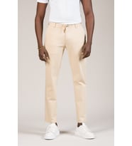 Regular Fit Beli İplikli Ve Lastikli Likralı Pamuklu Yazlık Jogger Pantolon