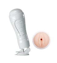 LilituShop USB Şarjlı 12 Titreşimli Realistik Suni Vajina Erkek Mastürbatör