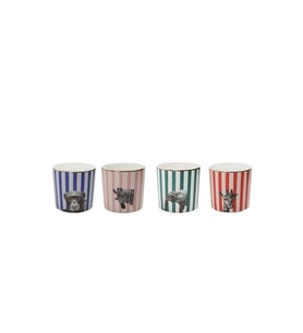 Porland Wild Life 4lü Bardak Takımı 230cc (Karışık)