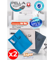 Pella Active Çamaşır Suyu İle Kullanılabilen Tek Mikrofiber Bez 6'lı Temizlik Bezi (Dünyada Bir İlk)