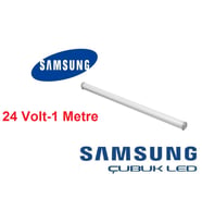 24 VOLT XQL MARKA SAMSUNG LED'Lİ ALÜMİNYUM LED PROFİL ÇUBUK LED BAR 6500 KELVIN BEYAZ RENK (1Metre )