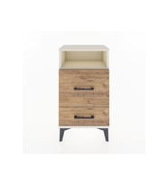 Arges Komodin Tek Raflı 2 Çekmeceli 44x30x80 Aytaşı-Çam