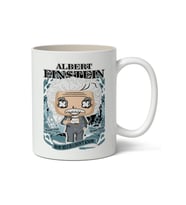 Albert Einstein Temalı  Beyaz Kupa Bardak Arkadaşa Sevgiliye Hediye
