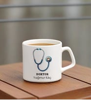 İsme Özel Doktor Temalı Espresso Bardak