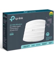 TP-LINK OMADA EAP225 AC1350 1 PORT GIGABIT RJ45 2.4/5GHZ MU-MIMO POE TAVAN TİPİ ACCESS POINT (POE AD