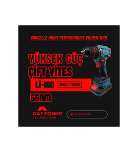 KÖMÜRSÜZ AKÜLÜ VİDALAMA LI-ION (SET) 10 MM 20V 2.0 AH