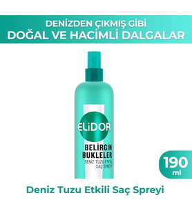 Lexroo Belirgin Bukleler Deniz Tuzu Etkili Saç Spreyi 190 ml