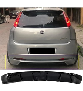 Fiat Punto Grande Rieger Arka Ek Plastik Siyah Difüzör 2005-2009 Arka-bodykit-ek-karlık