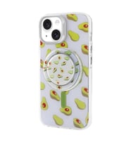 Lexroo iPhone 15 Kılıf M-safe Şarj Özellikli Tak-Çıkar Pop Soketli Tiktok Kılıf - Yeşil