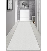 Ekru Kaymaz Modern Kesme Rulo Özel Ölçülü Yolluk AR1217