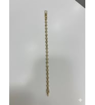 Zirkon Taşlı Pirinç Cm Bileklik 17+2 Cm - Kbl0423