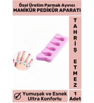 Özel Üretim Ultra Esnek Yumuşak Konforlu Cildi Tahriş Etmeyen Parmak Ayırıcı Manikür Pedikür Aparatı