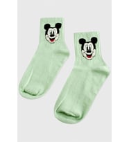 Miki Mouse Kolej Çorap 8*28 (Yeşil)