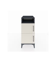 Kronos Komodin 2 Raflı 2 Kapaklı 44x59x96 Antrasit-Aytaşı