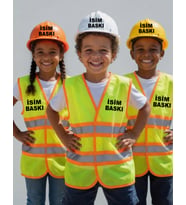 ÇOCUK MÜHENDİS YELEK SETİ ( İsme Özel Baskılı )