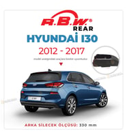 RBW Arka Silecek Hyundai i30 2012-2016 ile uyumlu (Siyah)