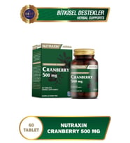 Nutraxin Cranberry - Turna Yemişi 500 Mg 60 Tablet (Renksiz)