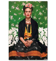 CakatabloEskitilmiş Frida Kahlo Baskılı Görsel MDF Tablo