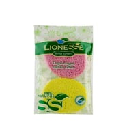 Lionesse Doğal Banyo Süngeri 2094 (Pembe-Sarı)