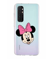 Xiaomi Mi Note 10 Lite Uyumlu Kapak Minnie Mouse Tasarımlı Şeffaf Silikon Kılıf