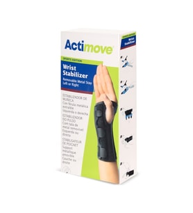 Actimove El Bileği Desteği Ayarlanabilir Standart Beden (Siyah)