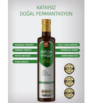 Detox Sirke 250 Ml Doğal Fermantasyon Ananas Elma Avakado Yaprağı Kayısı Karnıyarık Otu Sandaloz