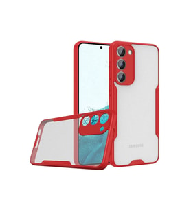 Durukar® Samsung Galaxy S23 Plus Kılıf Platin Silikon - Kırmızı