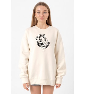 Just The Tip I Promise Halloween Ekru Kadın 2ip Sweatshirt