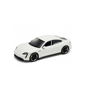 Porsche Taycan Turbo S 1:24 Beyaz Model Araba