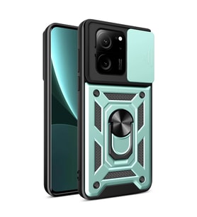 Mi 13t Pro Kılıf Pars Lens Yüzüklü  - Yeşil